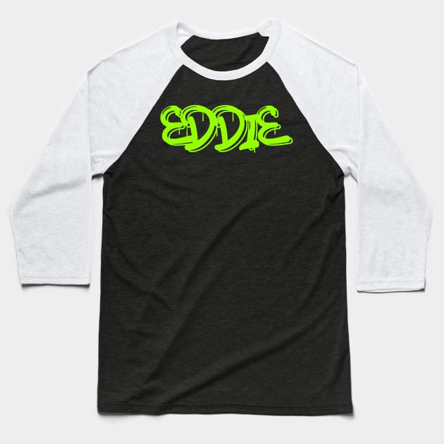 Eddie Baseball T-Shirt by BjornCatssen